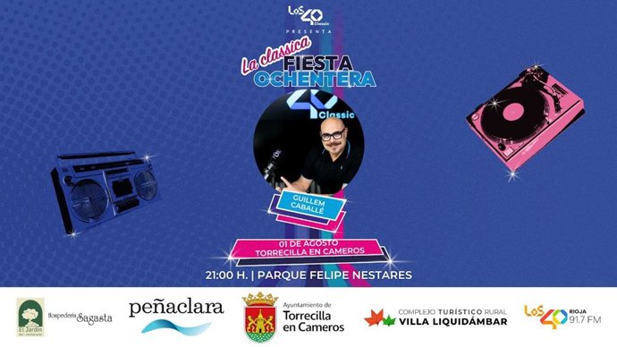 Torrecilla baila en verano al son de los mayores éxitos de los 80, 90 y 2000