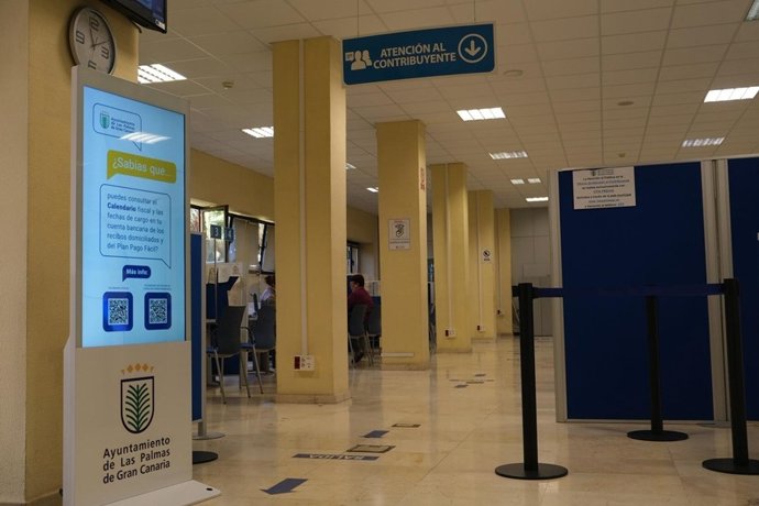 Oficina de Atención al Contribuyente en el Ayuntamiento de Las Palmas de Gran Canaria