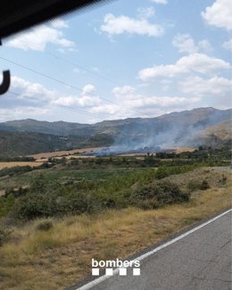 Imatge de l'incendi