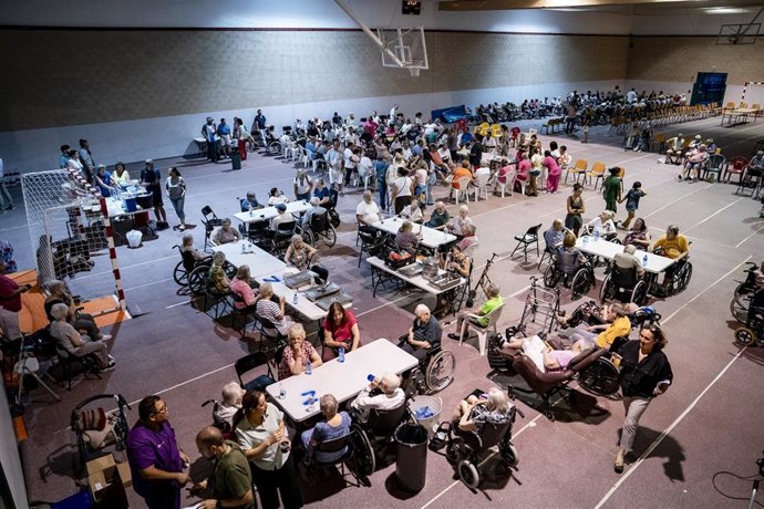 Varias personas desalojadas del municipio de Aldea del Fresno