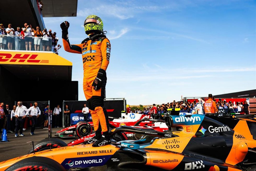 Lando Norris en Hungría