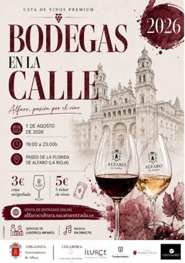Alfaro celebra una nueva edición de 'Bodegas en la Calle' el próximo 1 de agosto