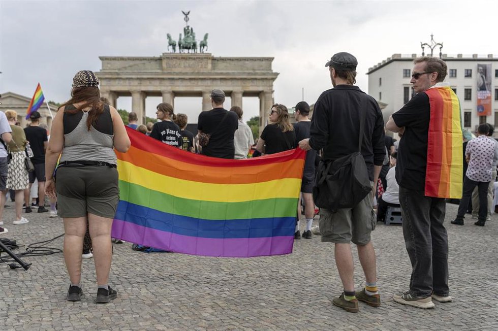 Conmemoración del atropello del dia del Orgullo en Berlín, a 26 de julio de 2026 