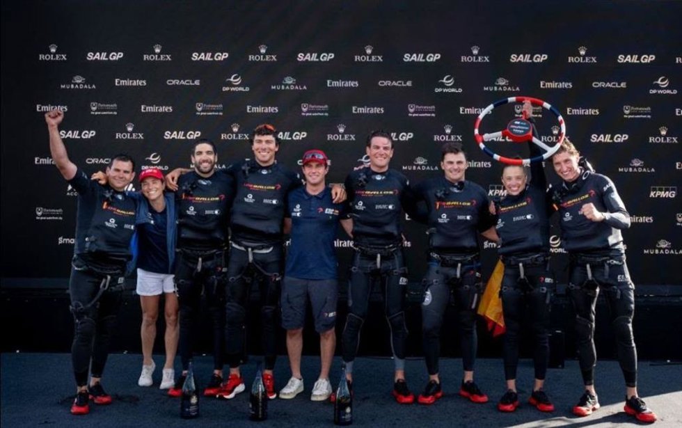 El Spain SailGP gana en gana en Portsmouth