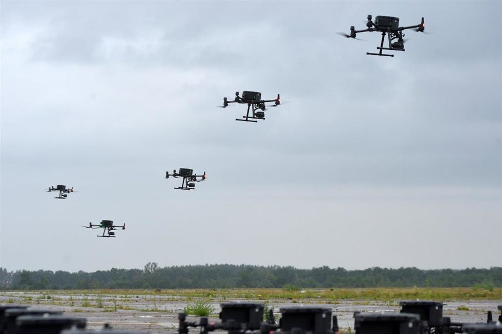 Archivo - Drones utilizados por Ucrania. Imagen de archivo