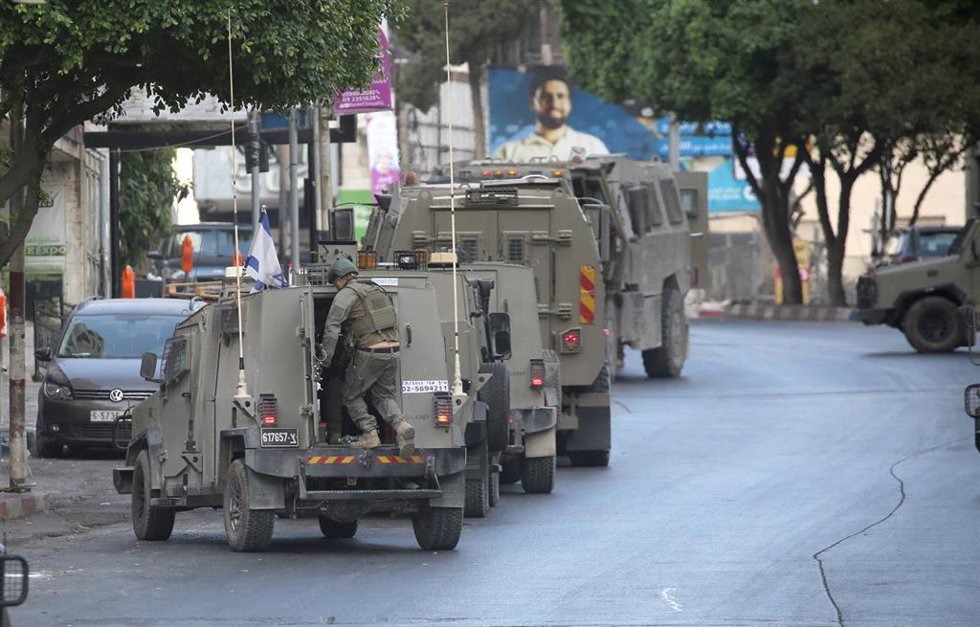 Imagen de archivo de militares israelíes en Cisjordania.