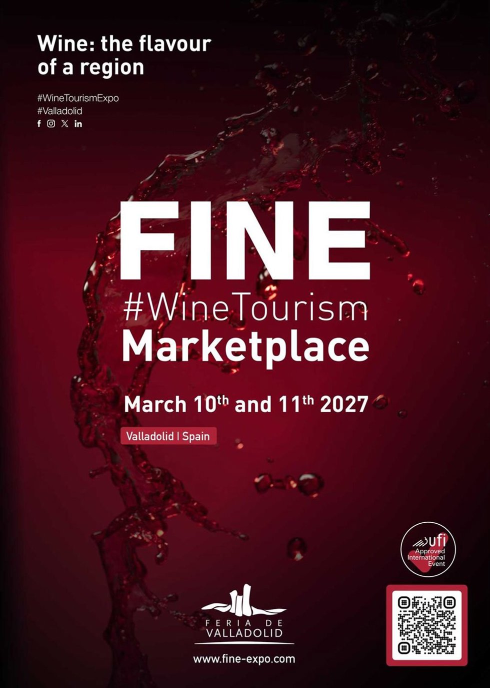Cartel de la Feria del Vino de Valladolid