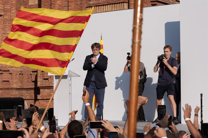 Archivo - L'expresident de la Generalitat Carles Puigdemont 