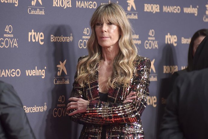 Archivo - Arxiu - L'esposa del president del govern Begoña Gómez en la catifa roja de la 40º edició dels Premis Goya, en l'Auditori del Centre de Convencions Internacionals, a 28 de febrer del 2026, a Barcelona, Catalunya (Espanya). 