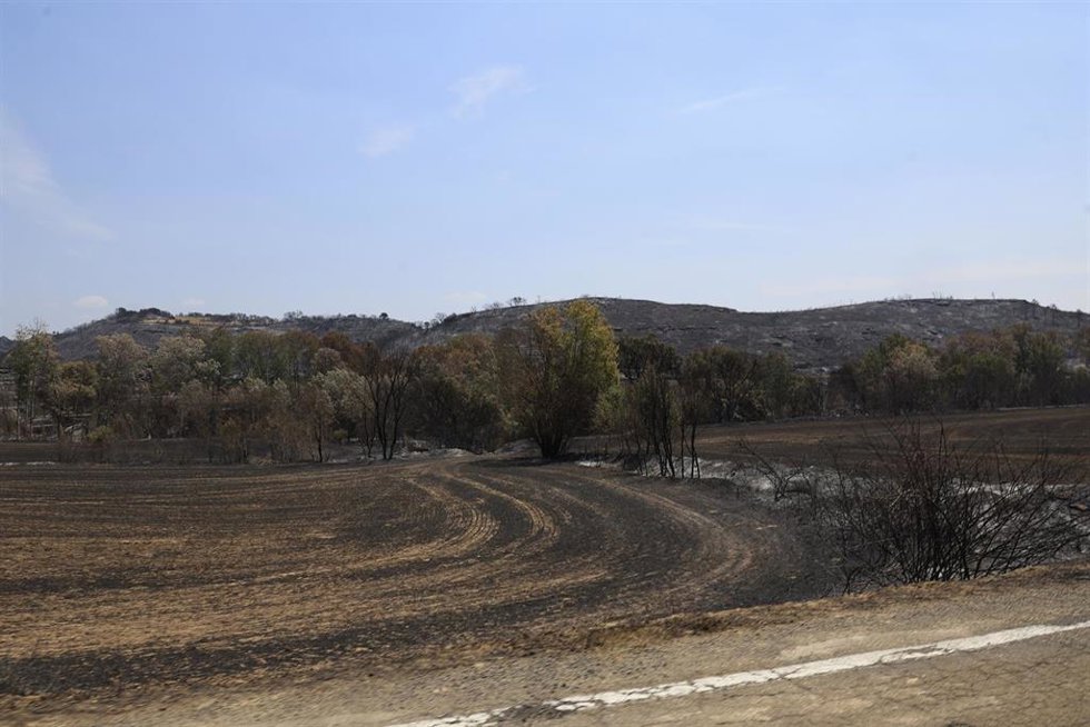 El incendio de Orés se declaró el pasado 15 de julio.