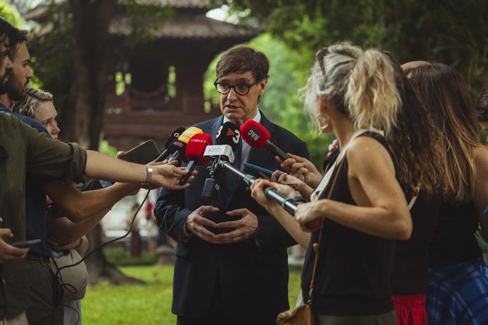 El president de la Generalitat, Salvador Illa, al Vietnam