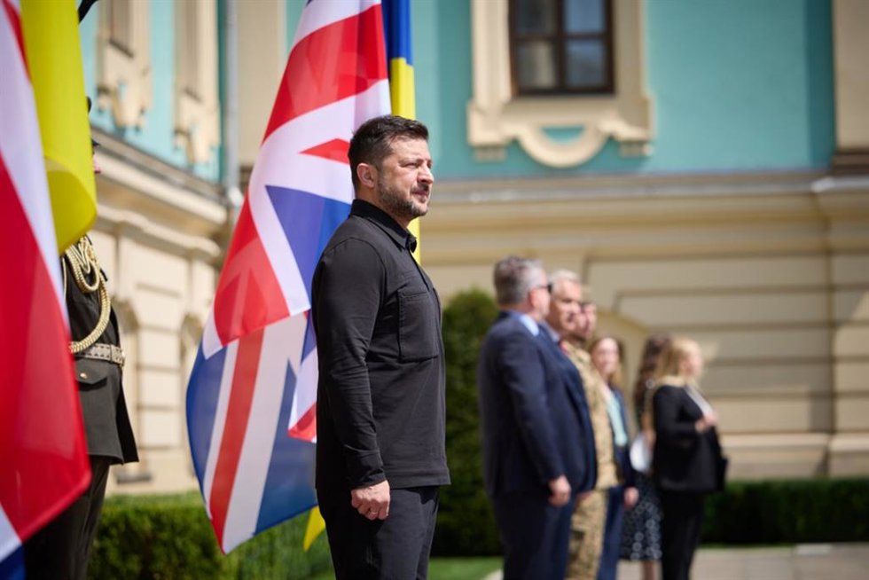 Volodimir Zelenski, presidente de Ucrania.