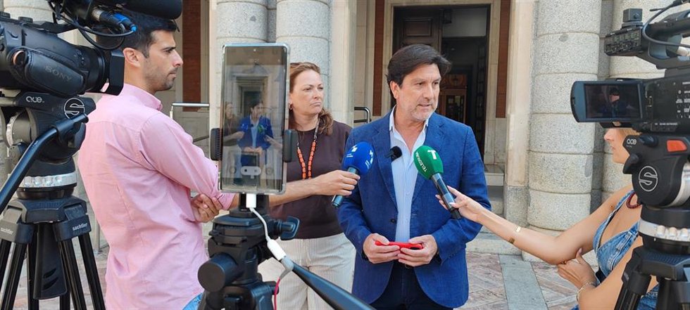 El secretario general del PSOE de Huelva capital, Enrique Gaviño.