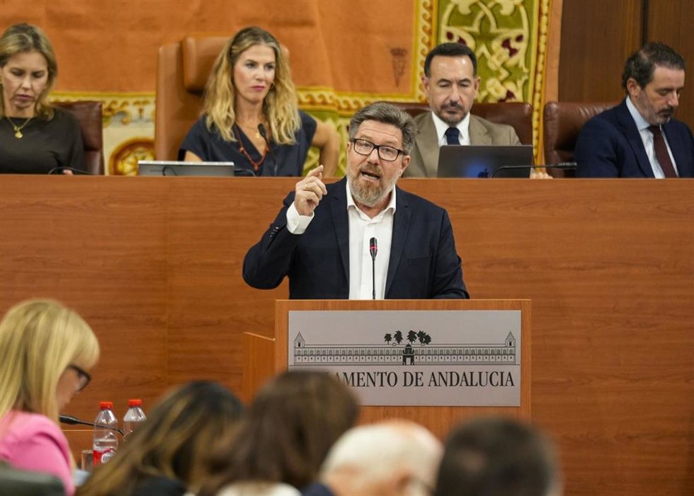 El secretario de Transición Ecológica Justa y Cambio Climático del PSOE-A y diputado autonómico, Rodrigo Sánchez Haro