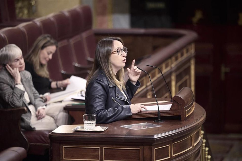 Archivo - La diputada de ERC Etna Estrems.
