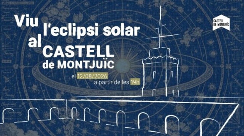 Eclipse en e Castillo de Montjuïc