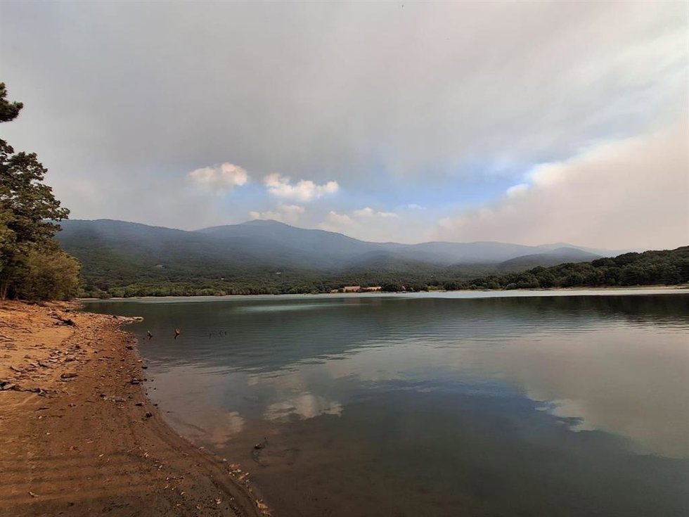 Presa de Los Morales, en Madrid
