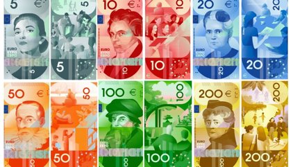 Diseños de los nuevos billetes de euro: una propuesta española aspira a llegar a tu cartera