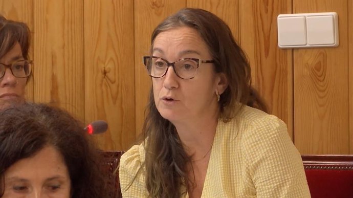 Intervención de la concejal María Izquierdo en el pleno de Mairena del Aljarafe (Sevilla)