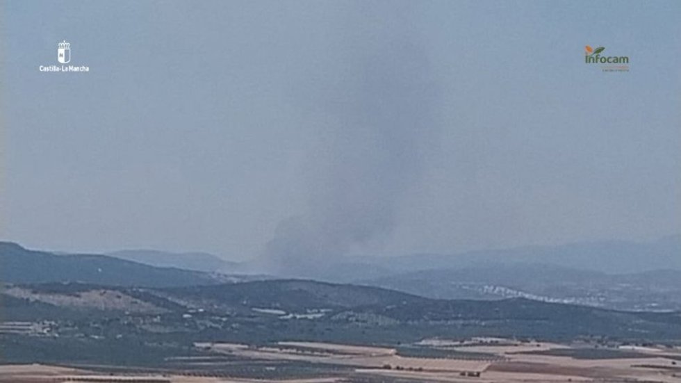 Incendio en Viso del Marqués