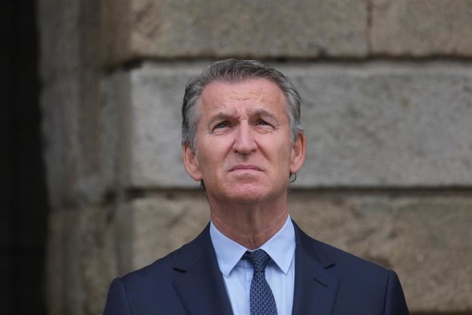 El presidente del Partido Popular, Alberto Núñez Feijóo