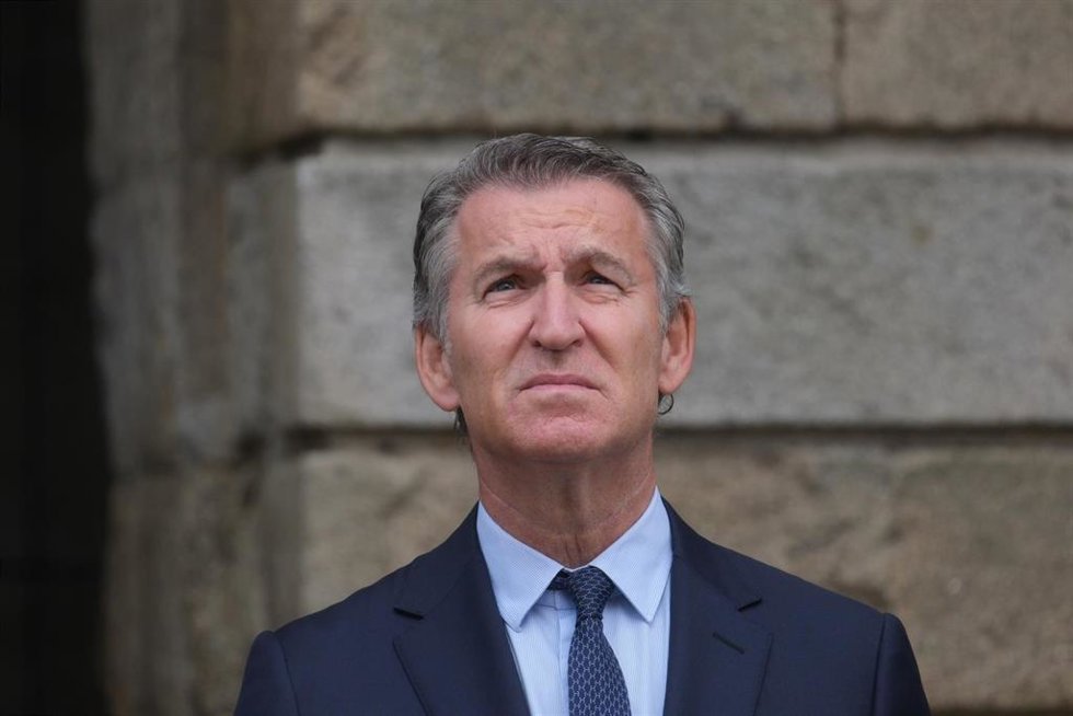 El presidente del Partido Popular, Alberto Núñez Feijóo