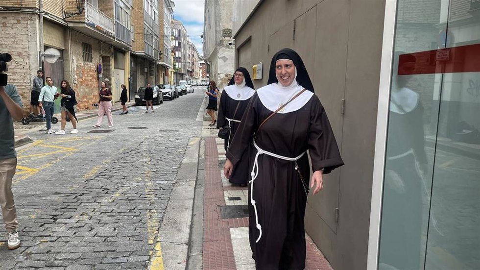 Dos de las monjas que han declarado en Briviesca (Burgos)