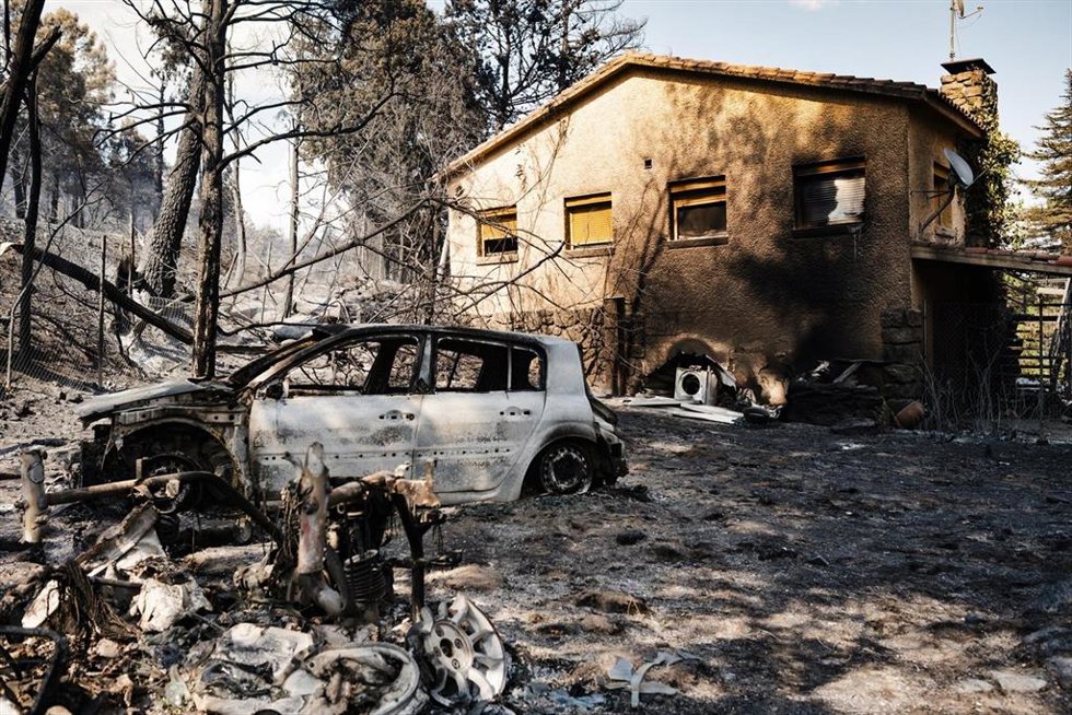 (Foto De ARCHIVO) Vista Del Incendio En El Valle Del Tiétar, A 25 De Julio De 2026, En Ávila, Castilla Y León (España)