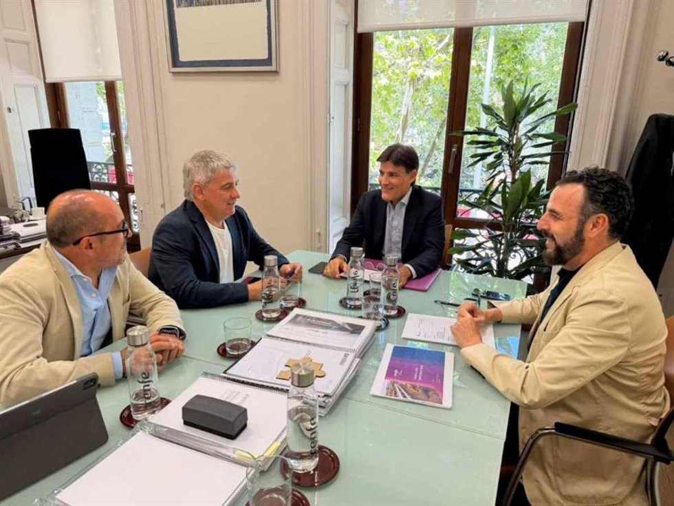 Reunión en Madrid entre el Ayuntamiento de Soria y Renfe.