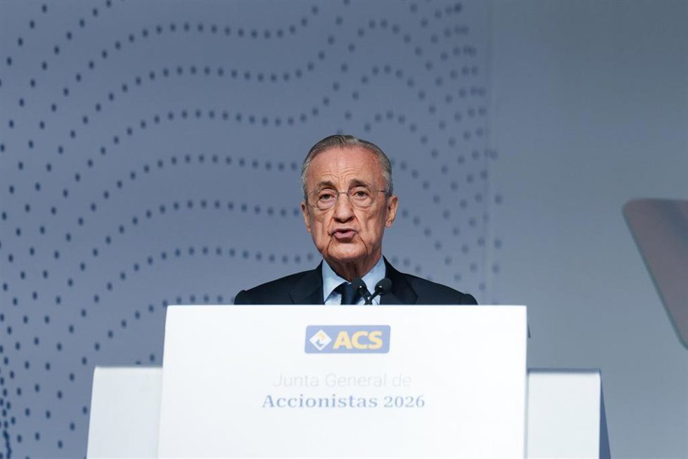 Archivo - El presidente de ACS, Florentino Pérez.