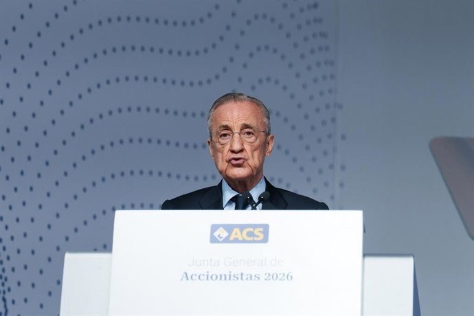 Archivo - El presidente de ACS, Florentino Pérez.