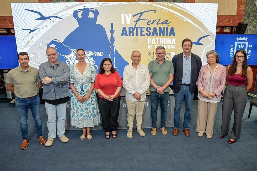 Presentación de la feria de artesanía de la Patrona de Canarias