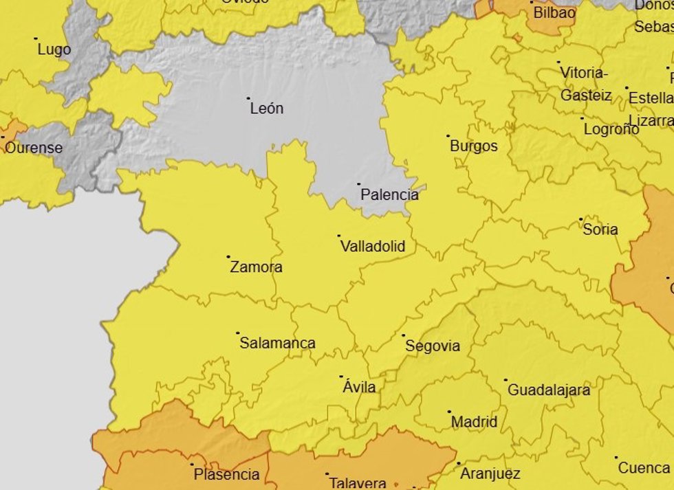 Avisos meteorológicos para el martes, 28 de julio de 2026.