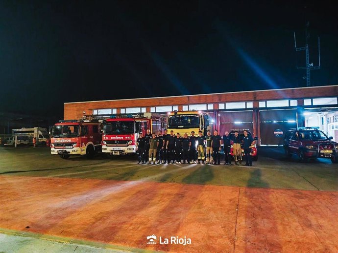 La Rioja envia 15 efectivos con 3 autobombas y 2 vehículos ligeros para apoyar a los medios contra el incendio de Ávila