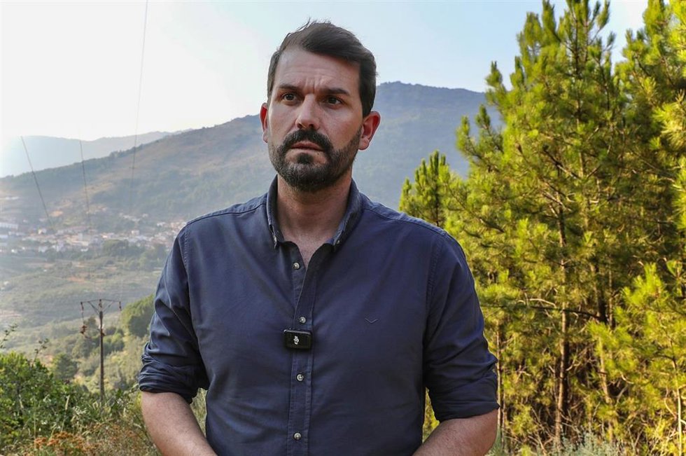 El secretario general del PSOE de Extremadura, Álvaro Sánchez Cotrina