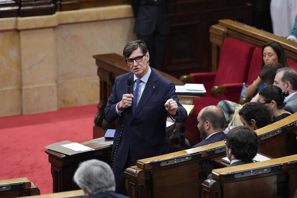 Archivo - El presidente de la Generalitat de Catalunya, Salvador Illa