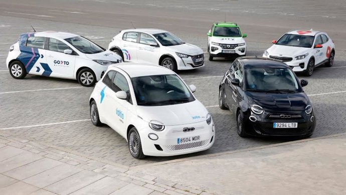 Archivo - Vehículos de carsharing