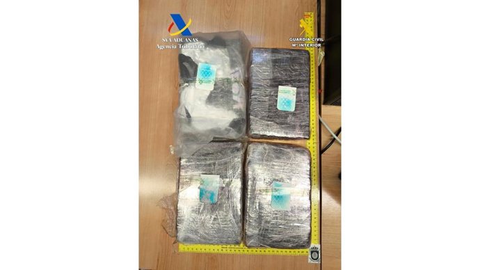 Cocaína intervenida en un coche en el puerto de Santa Cruz de Tenerife