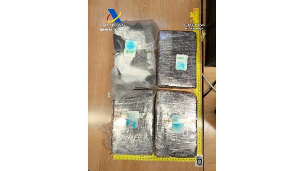 Cocaína intervenida en un coche en el puerto de Santa Cruz de Tenerife