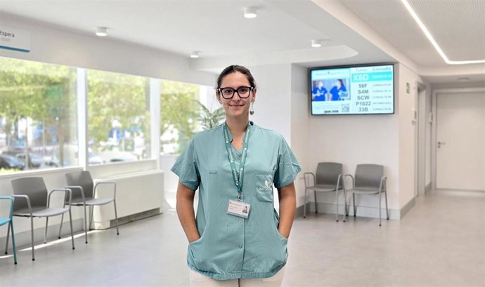 La fisioterapeuta pediátrica Paula Narváez, recientemente incorporada al servicio de Rehabilitación y Fisioterapia del Hospital Quirónsalud Marbella