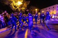 Los heridos en las cargas policiales de la protesta contra la saturación estudian denunciar a la Policía Nacional