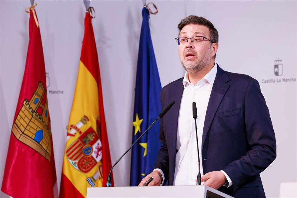 Amador Pastor en rueda de prensa