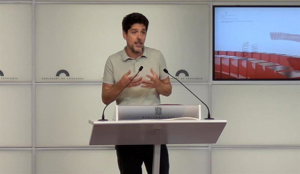 El portavoz de los Comuns en el Parlament, David Cid