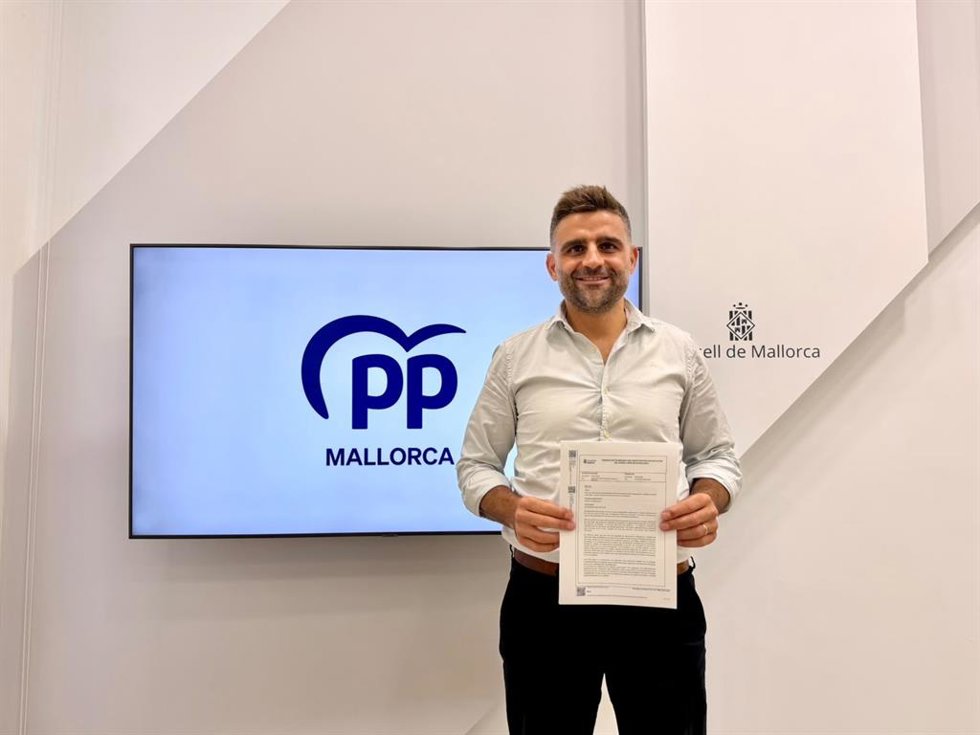 El portavoz adjunto del Grupo Popular en el Consell de Mallorca, Bernat Vallori