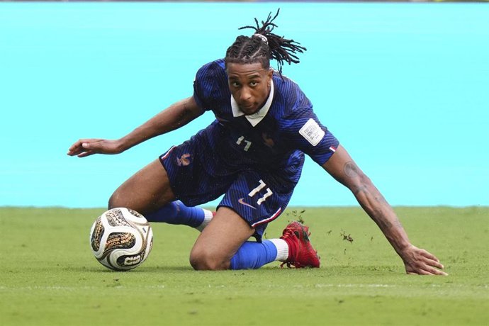 El internacional Michael Olise en el partido por el bronce del pasado Mundial de fútbol de 2026 contra Inglaterra en el Miami Stadium.