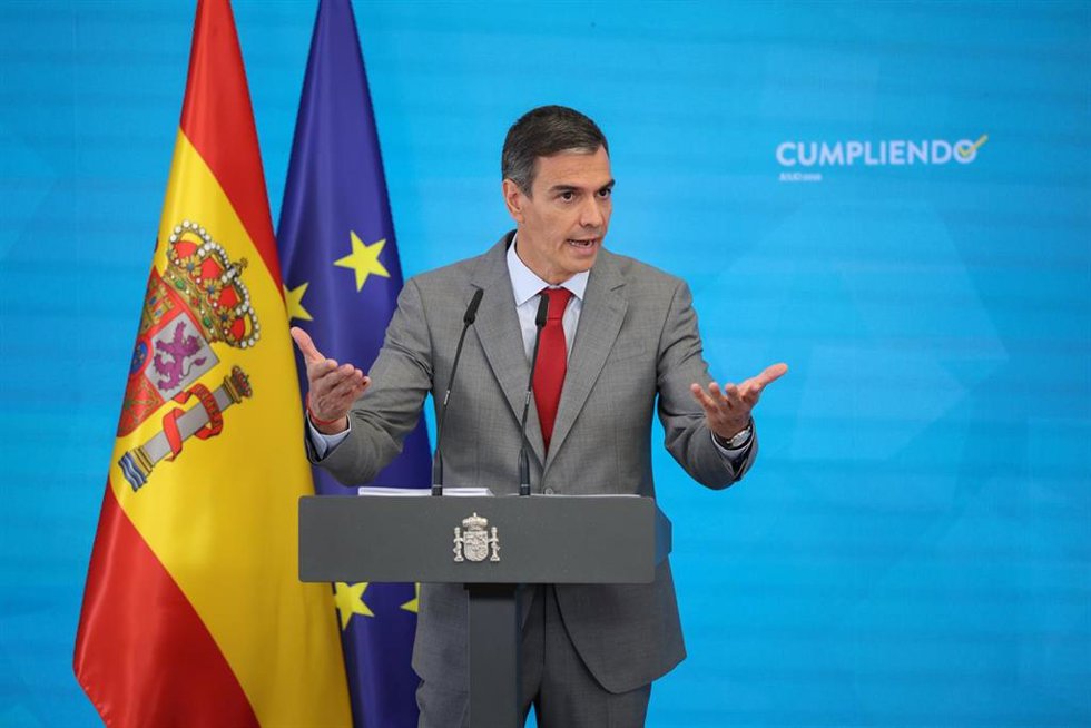 El presidente del Gobierno, Pedro Sánchez, ha anunciado la sede de la Agencia Estatal de de Salud Pública durnate el balance del curso político antes del parón estival.