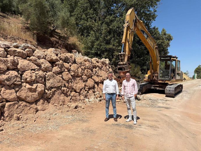 Visita a las obras en la JA-9106