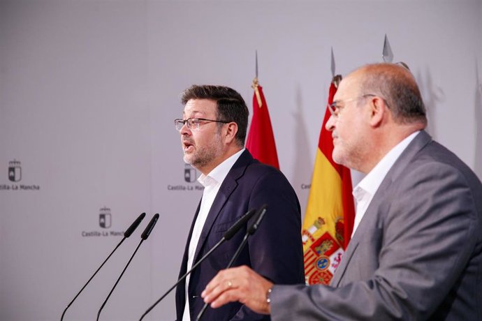 Rueda de prensa del Consejo de Gobierno de C-LM en 28 de julio