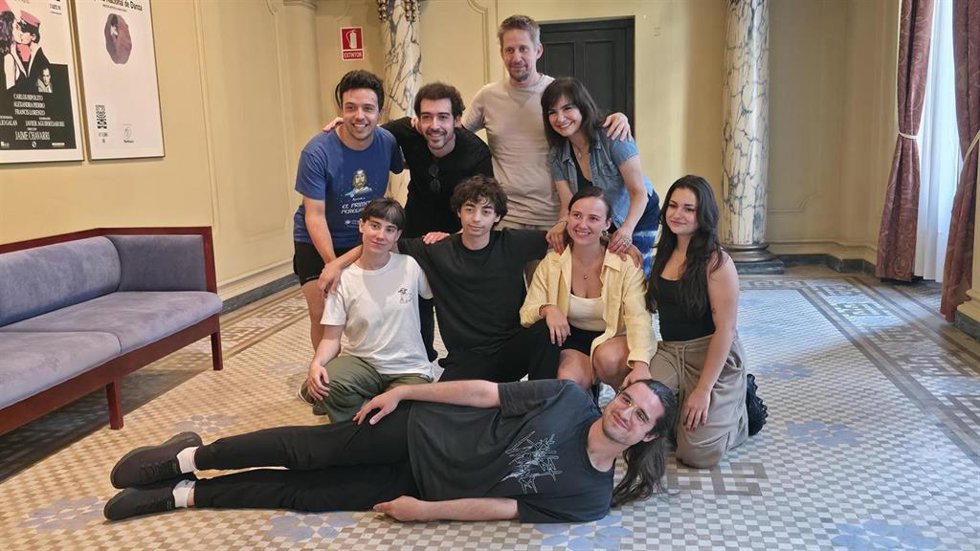 Ocho actores en formación de varias comunidades participan en un taller de teatro del ciclo 'Barroco a escena' en Avilés