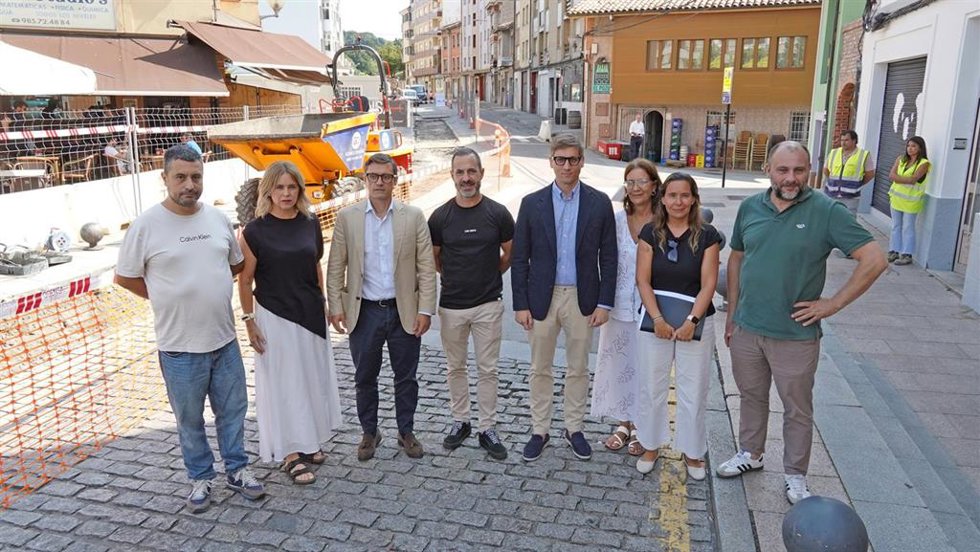 Comienzan las obras de reurbanización de la avenida de Gijón de Pola de Siero con una inversión de 900.000 euros